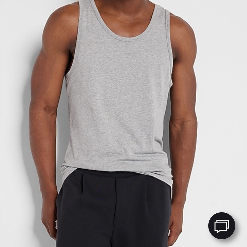 Express Light Gray Men's Tank Top